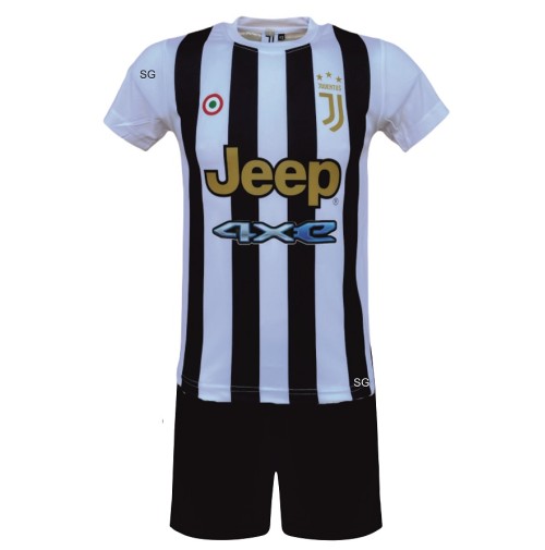 Maglia Juventus De Ligt 4 ufficiale replica 2021/22  con pantaloncino nero 